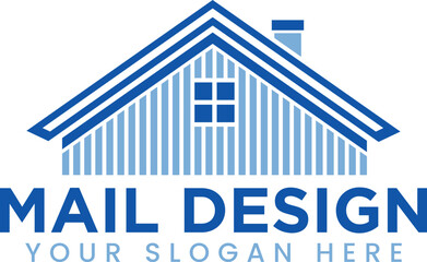 Logo design graphic concept creative premium vector stock image graphic building construction industrial warehouse office to sky tower house property