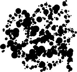 Splash ink water drop abstract graphic background illustration