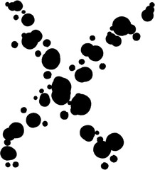 Splash ink water drop abstract graphic background illustration