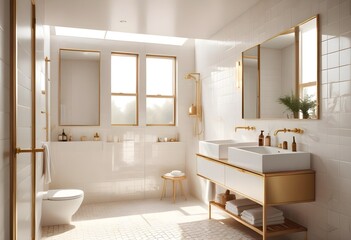 Photo interior modern design room 3d illustration