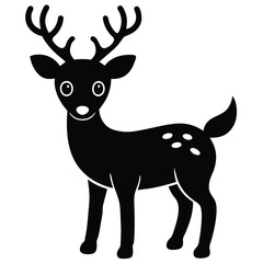 deer silhouette vector