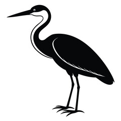Fototapeta premium heron on the beach