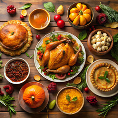 roasted chicken with vegetables