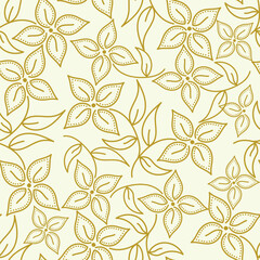 Hand drawn flowers, seamless patterns with floral for fabric, textiles, clothing, wrapping paper, cover, banner, home decor, abstract backgrounds