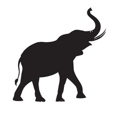 Elephant Silhouette Clipart | Majestic Elephant PNG, Vectors & Outline Graphics

