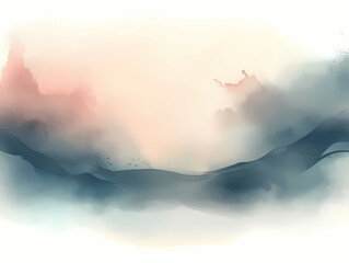 Sunrise Over Misty Hills | JPG | 300 DPI