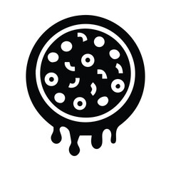 Pizza Silhouette Clipart | High-Quality Pizza Silhouette PNG & Vectors for Design