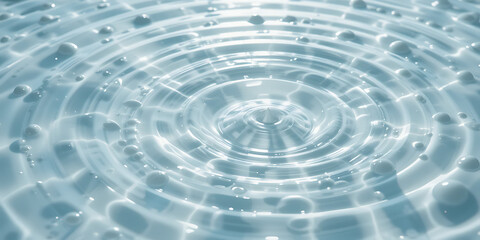 Fototapeta premium abstract blue background with ripples