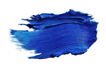 Kobaltblaue Pinselstrichstruktur PNG mit transparentem Hintergrund

