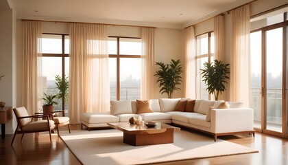 Photo interior modern design room 3d illustration