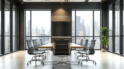 Virtual Conference Call in a High-Tech Office