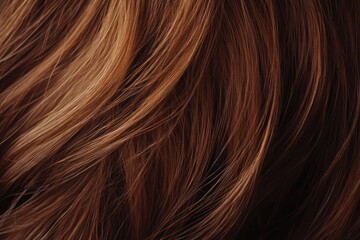 Fototapeta premium Shiny brown hair color palette in salon