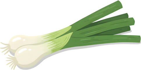 green onion - 대파. Generative AI