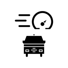 fast ambulance car icon design