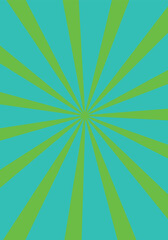 abstract green color comic background with gaming rays