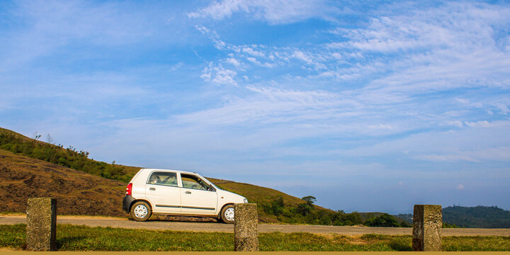 Car in the countryside  Parunthumpara is a village in the Indian state of Kerala's Idukki District