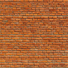 Fototapeta premium A detailed, full frame image showing a red brick wall