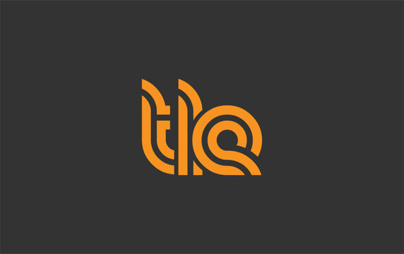 TLE Creative Unique Modern Letter Logo Design. Stylized logo featuring a unique letter design, presenting abstract minimalist aesthetics and modern appeal.