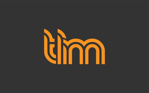 TLM Creative Unique Modern Letter Logo Design. Stylized logo featuring a unique letter design, presenting abstract minimalist aesthetics and modern appeal.