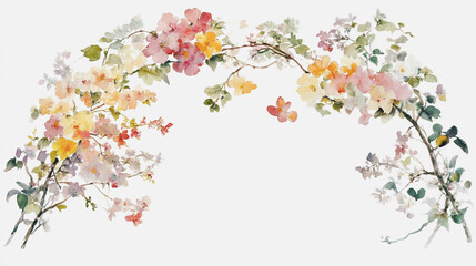 Elegant wedding invitation card background . Minimal hand painted watercolor Lilac flowers texture template background. Design for wedding, vip cover, poster, rsvp moderncard.Valentine's Day