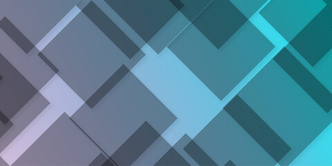 An abstract design featuring a black square box centered on a clean, gradient background. The box has soft edges and subtle shadows to create depth, with minimalist lighting and a modern, 