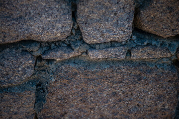Ancient Amphitheater Walls and Architectural Details