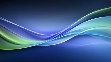 Abstract flowing lines of teal, teal-green, and blue hues.