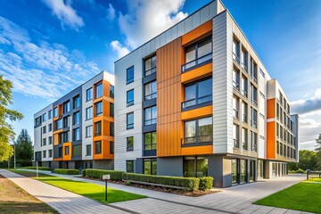 Modern Student Housing Near University Campus - Minimalist Architecture