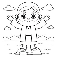 Cute Bible Coloring Pages For Kids