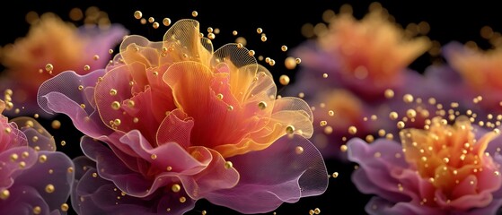 Obraz premium Abstract Floral Composition