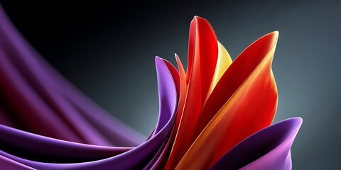 Abstract Flowing Forms