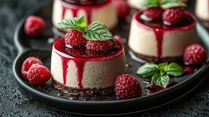 Delicious Raspberry Mini Cheesecakes: A Sweet Culinary Delight