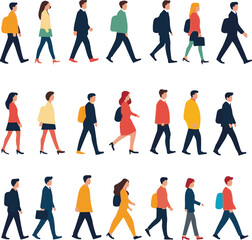 People sillhouttee vector