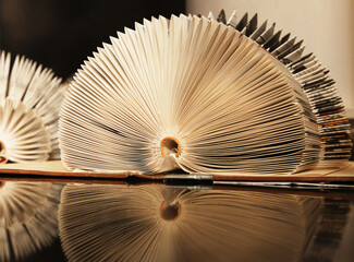Book with folded pages, simple carft suitable for kids