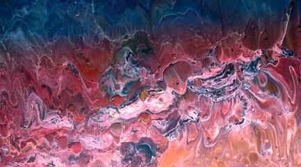 Acrylic Pour Color Liquid marble abstract surfaces Design.