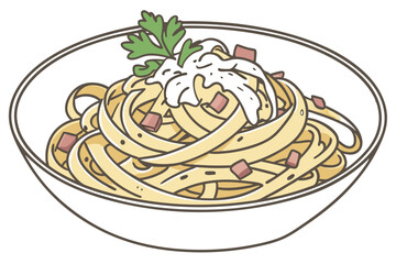 apple pie on a white background