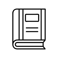 Book icon vector, open book, hardback book, book illustration, book reading, book study guide