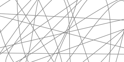 Intersecting Lines Web Modern Geometric Pattern on White. random Line Lattice Abstract Pattern in white background