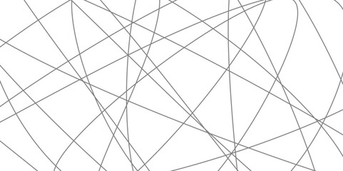 Intersecting Lines Web Modern Geometric Pattern on White. random Line Lattice Abstract Pattern in white background
