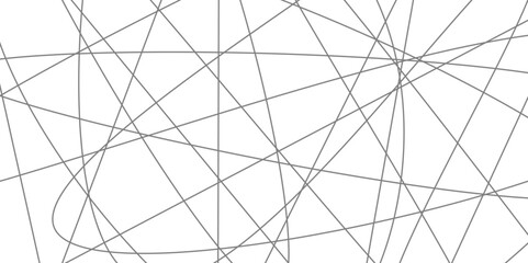 Fototapeta premium Intersecting Lines Web Modern Geometric Pattern on White. random Line Lattice Abstract Pattern in white background