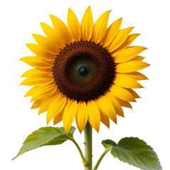 Obraz premium sunflower isolated on white