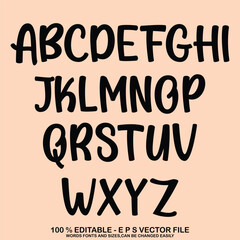 Grunge capital letters, distressed alphabet. Punk and grunge style alphabet. Stencil graffiti font. Bold brush drawn vector typography. Black ink dirty texture capital letters. Retro typeface.