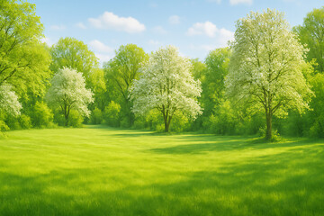 trees in the park