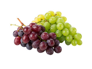 Fototapeta premium Grapes on transparent background isolated