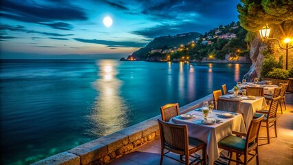 Roquebrune Cap Martin Mediterranean Sea