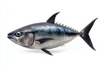 Fototapeta premium Fresh Whole Bluefin Tuna on White