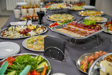 Buffet in the office.