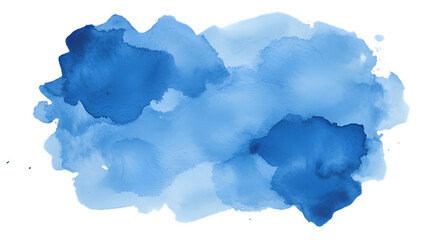 Obraz premium Abstract watercolor background in various shades of blue, ideal for creative designs and art projects.
