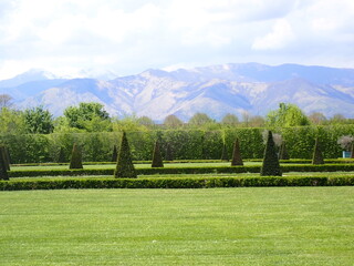 Formal gardens of Royal Palce by Turin