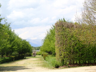 Gardens of the Royal Palace near Turin